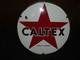 Plaque Emaillee D Epoque Caltex Pompe A Essence Boutillon Themis Satam Samoa Gex