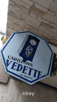 Plaque Émaillée Double Face Carillons VEDETTE