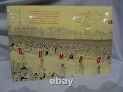 Plaque Emaillee Dubout Dumbo L'elephant Volant Cinema