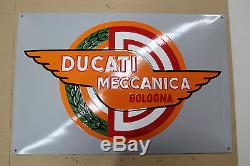 Plaque Emaillée Ducati Meccanica 60x40 cm