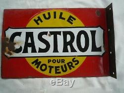 Plaque Emaillee Huile Castrol
