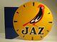 Plaque Emaillee Jaz 1950 Eas/reveil Montre Horloge Pendule/cadran Oiseau/jazz
