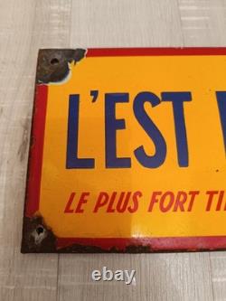 Plaque Émaillée L'Est Républicain