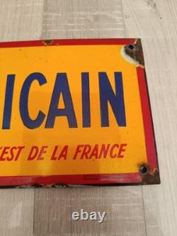 Plaque Émaillée L'Est Républicain