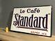 Plaque Emaillee Le Cafe STANDARD