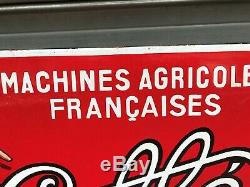 Plaque Emaillee Machine Agricole Francaise Dolle