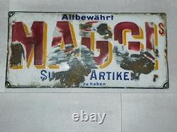 Plaque Émaillée Maggi Original