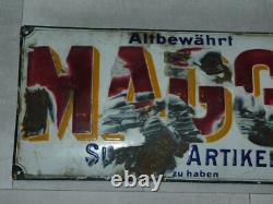 Plaque Émaillée Maggi Original