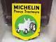 Plaque Emaillee Michelin Tracteur Agricole Pneu