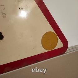 Plaque Émaillée Panneau de signalisation danger vitracier neuhaus