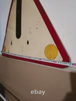 Plaque Émaillée Panneau de signalisation danger vitracier neuhaus