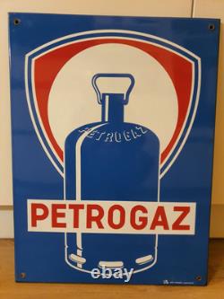 Plaque Émaillée Petrogaz 59x 45 Cm