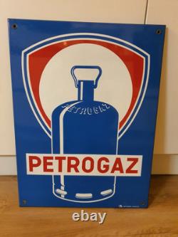 Plaque Émaillée Petrogaz 59x 45 Cm
