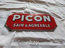 Plaque Emaillee Picon