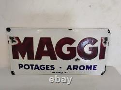Plaque Émaillée Publicitaire MAGGI