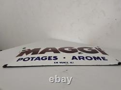 Plaque Émaillée Publicitaire MAGGI