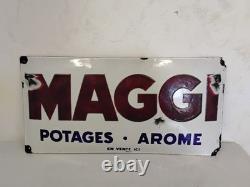 Plaque Émaillée Publicitaire MAGGI