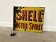 Plaque Emaillee Shell Motor Spirit Enamel Sign Emailschild Porcelain Insegna Oil