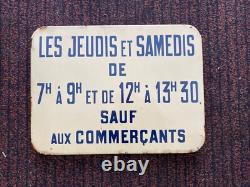 Plaque Emaillee Signalisation Stationnement Avec Particularite Forme Rectangle