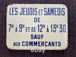 Plaque Emaillee Signalisation Stationnement Avec Particularite Forme Rectangle