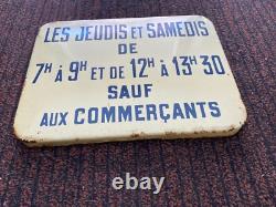 Plaque Emaillee Signalisation Stationnement Avec Particularite Forme Rectangle