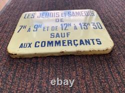 Plaque Emaillee Signalisation Stationnement Avec Particularite Forme Rectangle