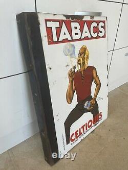 Plaque Emaillee Tabac Balto Enamel Sign Emailschild Insegna Tobacco