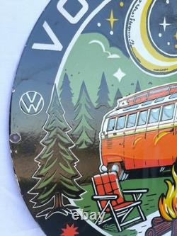 Plaque Émaillée Volkswagen Camper