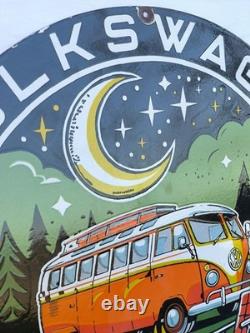 Plaque Émaillée Volkswagen Camper