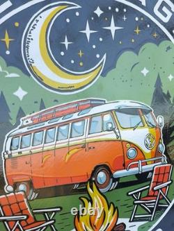 Plaque Émaillée Volkswagen Camper