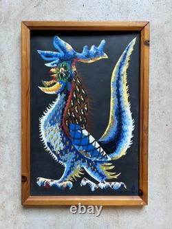 Plaque Emaillée d'après Jean Lurçat Émaillerie NEUHAUS BEHOBIE Coq