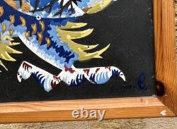 Plaque Emaillée d'après Jean Lurçat Émaillerie NEUHAUS BEHOBIE Coq