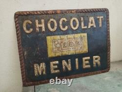 Plaque En Tôle Gauffre Chocolat Meunier