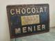 Plaque En Tôle Gauffre Chocolat Meunier