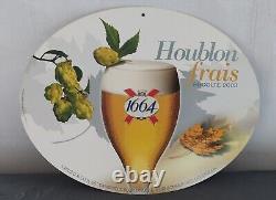Plaque Kronenbourg Inédite Et Très Rare! + 1 plaque Houblon Frais offerte