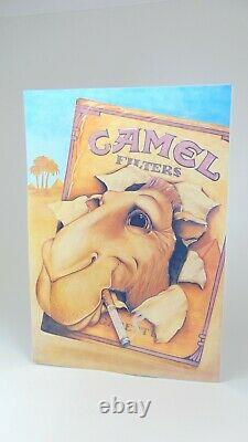 Plaque Métal Cigarette Camel Vintage 80 90 En Relief 3d / 40 CM X 28 CM