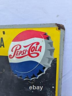 Plaque No Émaillée Tôle Pepsi Cola