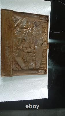 Plaque Porte Clés, vintage Publicitaire