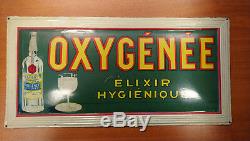 Plaque Pub Bombee Tole Peinte Oxygenee Elexir Hygienique De Andreis Marseille