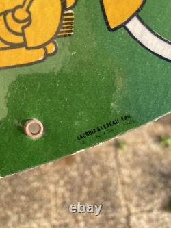 Plaque Publicitaire BP ENERGIC 1949 VESPA 2 Temps Non Émaillée