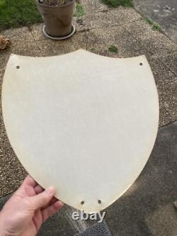 Plaque Publicitaire BP ENERGIC 1949 VESPA 2 Temps Non Émaillée