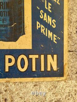 Plaque Publicitaire En Carton Le Sans Prime Cafe Melange Superieur Felix Potin