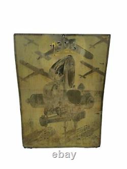 Plaque Tôle Scintilla Auto Avion, deco Vintagec, Déco loft, Déco industrielle 1928