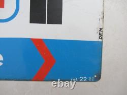 Plaque Tôle publicitaire batteries Fulmen 1960