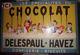 Plaque chocolat Delespaul Havez