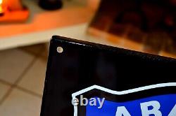Plaque émaillée ABARTH AUTOMOBILE FIAT enamel sign emailschild décoration murale