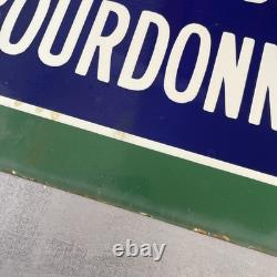 Plaque émaillée AVENUE DE LA BOURDONNAIS rue de Paris 7? Gros-Caillou 50x30cm