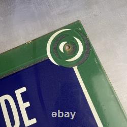 Plaque émaillée AVENUE DE LA BOURDONNAIS rue de Paris 7? Gros-Caillou 50x30cm