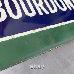 Plaque émaillée AVENUE DE LA BOURDONNAIS rue de Paris 7? Gros-Caillou 50x30cm