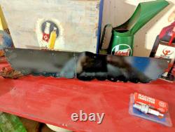 Plaque émaillée AVIONS VOISIN AUTOMOBILES au pochoir 60 x 11 logo enseigne